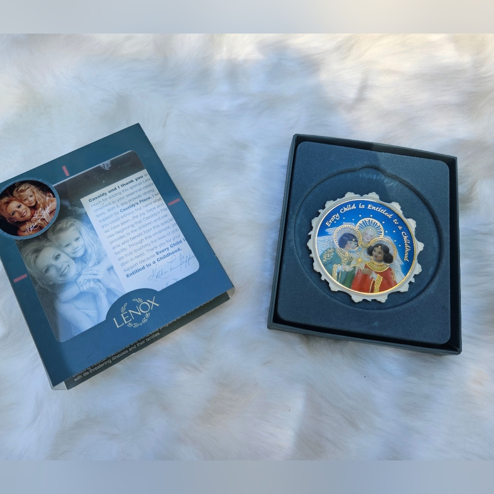 Every Child Is Entitled To A Childhood Lenox Kathie Lee Gifford Ornament
